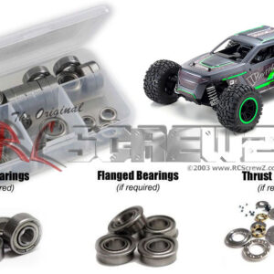 kyo193b - Metal Shielded Bearing Kit For The Kyosho Frazer 2.0 Rage (#34411)