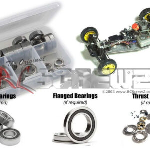 kyo209r - Kyosho Rampage GP-10 Nitro 1/10th (#3072) Compatible Rubber Shielded Bearing Kit