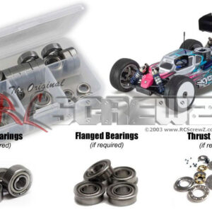 kyo215b - Kyosho Inferno MP11 1/8th Nitro (#33028) Compatible Metal Shielded Bearing Kit