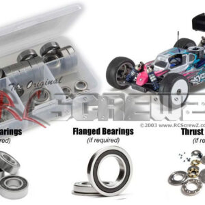 kyo215r - Kyosho Inferno MP11 1/8th Nitro (#33028) Compatible Rubber Shielded Bearing Kit