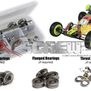 los016b - Team Losi XXX BK2 1/10th (#LOSA0030) Compatible Metal Shielded Bearing Kit