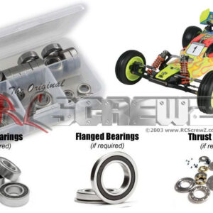 los016r - Team Losi XXX BK2 1/10th (#LOSA0030) Compatible Rubber Shielded Bearing Kit