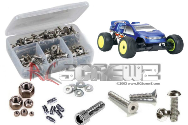 TMLB0230T1 - 1/36 Micro-T Stadium Truck RTR Red By TEAM LOSI
