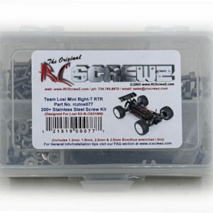los077 - Stainless Steel Screw Kit For The Losi Mini 8ight-T RTR (#LOS01000)