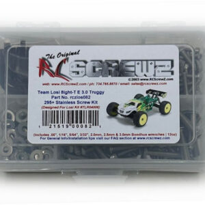 los082 - Stainless Steel Screw Kit For The Losi 8ight-T "E" 3.0 (#TLR04006)