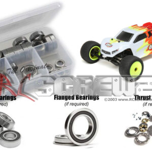 los113r - Rubber Shielded Bearing Kit For The Losi Mini-T 2.0 2wd (#LOS01015/17)