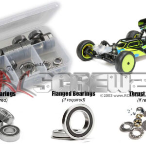 los116r- Rubber Shielded Bearing Kit For The Losi 22DC Race/5.0 Elite Buggy (#TLR03016/22)