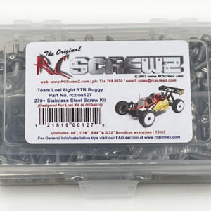 los127 - Losi 8ight RTR 1/8th Buggy (#LOS04010) Stainless Steel Screw Kit