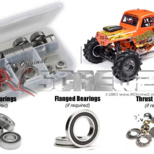 los133r - Losi LMT Mega 4wd Solid Axle (LOS04024T1/T2) Compatible Rubber Shielded Bearing Kit