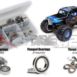 los137r - Team Losi LMT Monster Truck 4wd (LOS04021) Compatible Rubber Shielded Bearing Kit
