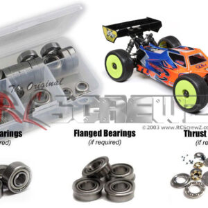 los143b - Team Losi 8IGHT-X/E 2.0 Combo 4X4 (#TLR04012) Compatible Metal Shielded Bearing Kit