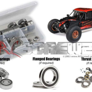 los144r - Team Losi 8IGHT-X Super Lasernut 1/6th (#LOS0419) Compatible Rubber Shielded Bearing Kit