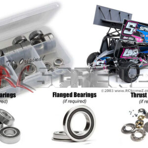 los150r - Team Losi 22s Sprint 2WD 1/10 (#LOS1387) Compatible Rubber Shielded Bearing Kit