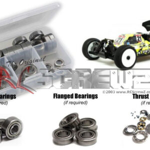 may002b - Mayako RC MX8-22MPC/ 22R Nitro 1/8th Buggy Compatible Metal Shielded Bearing Kit