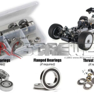 mug043r - Mugen Seiki MBX8r Nitro (#E2027) Compatible Rubber Shielded Bearing Kit