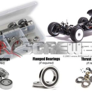mug44r - Mugen Seiki MBX8R Eco 1/8th (#E2028) Compatible Rubber Shielded Bearing Kit