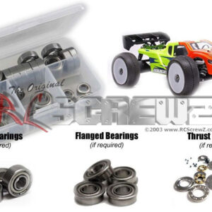 mug45b - Mugen Seiki MBX8T Nitro 1/8th (#E2023) Compatible Metal Shielded Bearing Kit