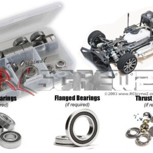 mug50r - Mugen Seiki MTX7R Nitro 4wd (#T2006) Compatible Rubber Shielded Bearing Kit