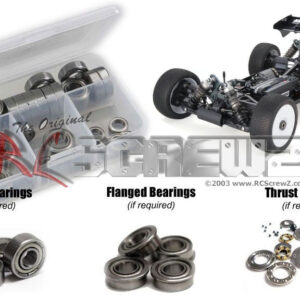 mug057b - Mugen Seiki MBX8R Eco 1/8th (#E2028) Compatible Metal Shielded Bearing Kit