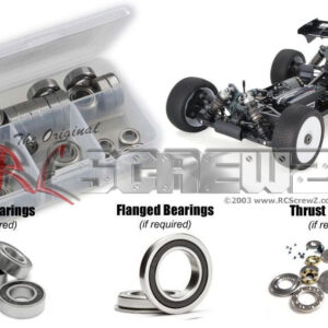 mug057r - Mugen Seiki MBX8R Eco 1/8th (#E2028) Compatible Rubber Shielded Bearing Kit