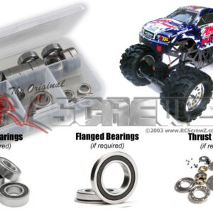 rcr015r - Redcat Racing Ground Pounder Rubber Shielded Bearing Kit