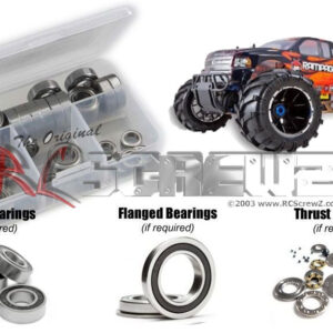 rcr043r -RedCat Rampage MT V3 Rubber Shielded Bearing Kit