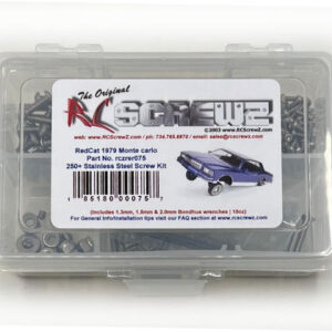 rer075 - Stainless Steel Screw Kit For The RedCat Racing 1979 Monte Carlo Lowrider