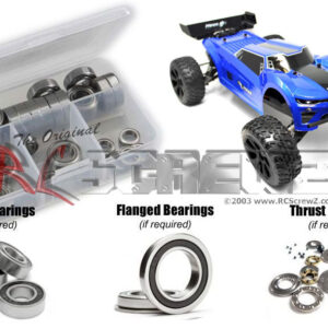 rer090r - Redcat Piranha TR10 Truggy 2wd 1/10th Compatible Rubber Shielded Bearing Kit