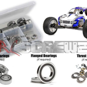 sch019r - Schumacher Riot 2 (#K089) Compatible Rubber Shielded Bearing Kit
