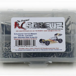 sch033 - Stainless Steel Screw Kit For The Schumacher Cat XLS Masami (#K172)