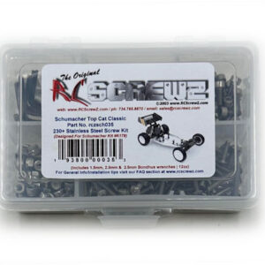 sch035 - Stainless Steel Screw Kit For The Schumacher Top Cat Classic (#K178)