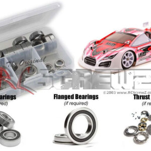 sch037r - Schumacher Mi8 1/10th (#K195/196) Rubber Shielded Bearing Kit