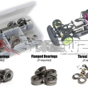 ser001b - Metal Shielded Bearing Kit Compatible With Serpent Impulse/Pro 1/10th Nitro (#801020)