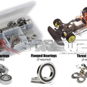 ser003r - Rubber Shielded Bearing Kit Compatible With Serpent 835 4wd 1/8th (#808075)