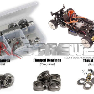 ser010b - Metal Shielded Bearing Kit Compatible With Serpent 710 Nitro 1/10th (#802000)