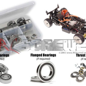 ser010r - Rubber Shielded Bearing Kit Compatible With Serpent 710 Nitro 1/10th (#802000)