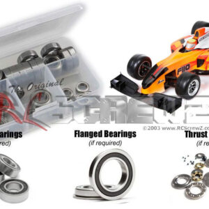 ser044r - Serpent F110 SF2 1/10th (#410061) Compatible Rubber Shielded Bearing Kit
