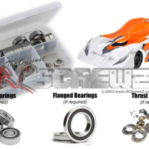 ser070r - Serpent 988e Onroad 1/8th (#904004) Rubber Shielded Bearing Kit