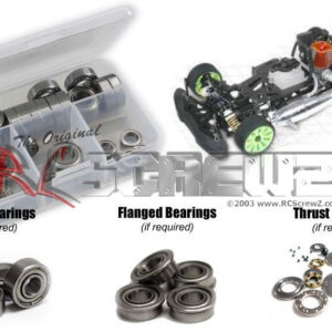 ser075b - Serpent 710 Team/Race Nitro 1/10th (#802006/7) Compatible Metal Shielded Bearing Kit