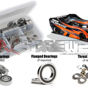 ser090r - Serpent Viper 989 Nitro 1/8th (#903018) Compatible Rubber Shielded Bearing Kit