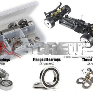 ser102r - Serpent SRX8 GTE LWB Raceroller (#600069) Compatible Rubber Shielded Bearing Kit