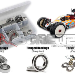 swz004r - SWORKz S350 BX-1 1/8th (#910005/6) Compatible Rubber Shielded Bearing Kit