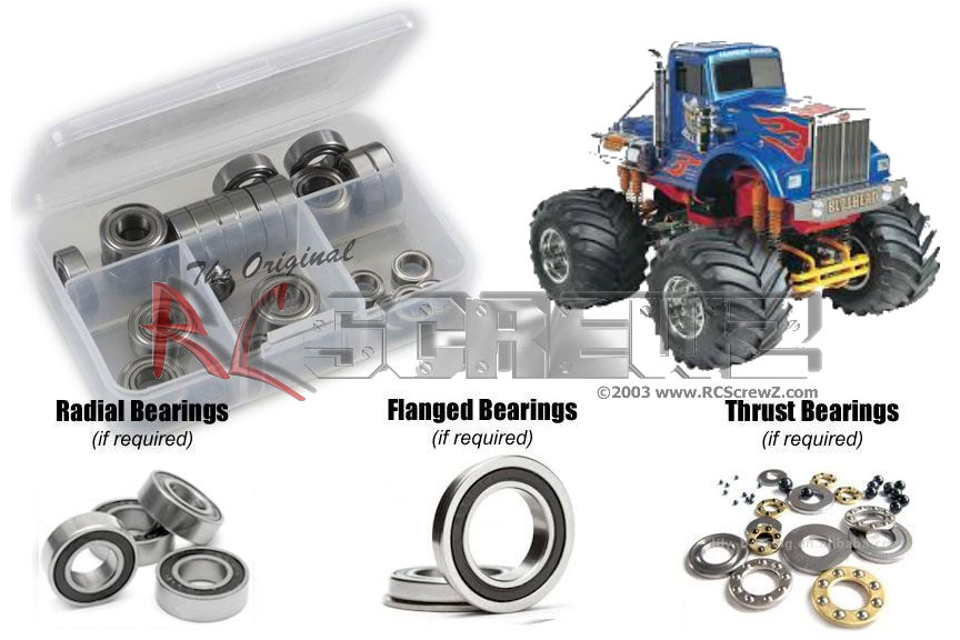 FastEddy Bearings Compatible avec le kit de roulement scellé Tamiya Bullhead (58065 FastEddy Bearings Compatible avec le kit de roulement scellé Tamiya Bullhead (58065
