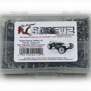 tam119 - Stainless Steel Screw Kit For The Tamiya TRF801XT (#49497)