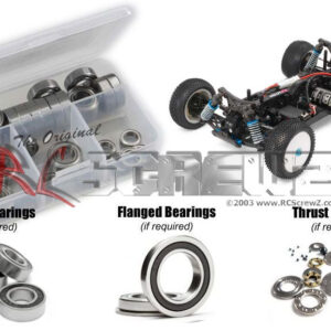 tam130r - Rubber Shielded Bearing Kit For The Tamiya DB01-R (#84100)