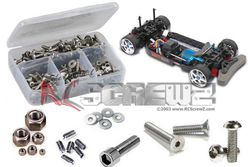 Kit visserie CHC inoxydable pour Tamiya TT-02 : m1343