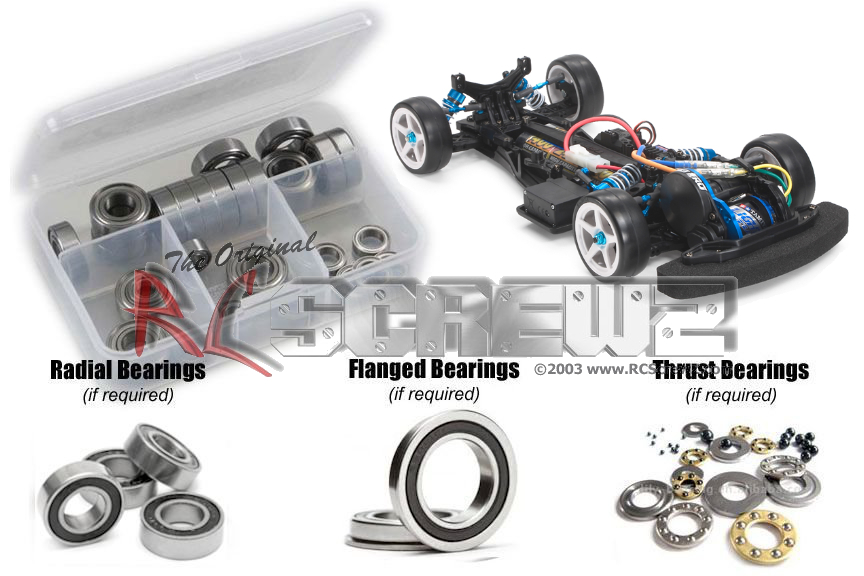 FastEddy Bearings Compatible avec le kit de roulement scellé Tamiya FF-03 Pro