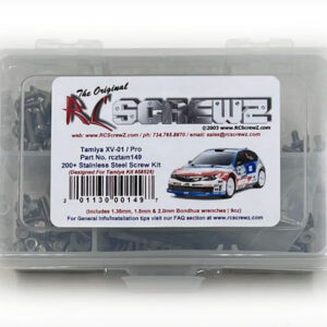 tam149 - Tamiya XV-01/Pro (#58526) Stainless Steel Screw Kit