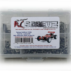 tam156 - Stainless Steel Screw Kit For The Tamiya HotShot 1/10th (#58391)