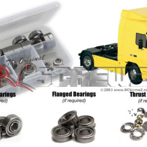 tam194b - Tamiya Volvo FH12 Globe 420 (#56312) Metal Shielded Bearing Kit